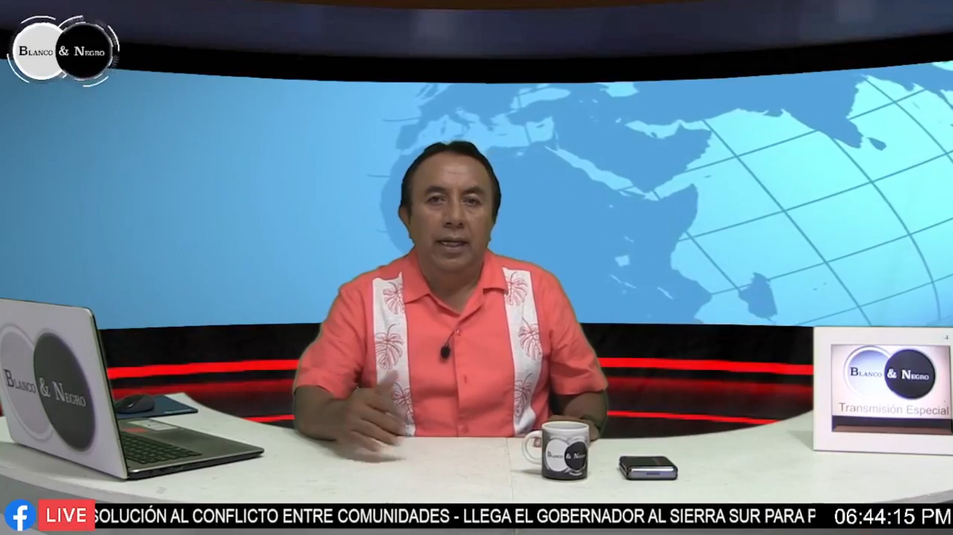 El Noticiero de las 6 de la tarde en vivo desde la Cd. de Oaxaca con Santos Cruz 16 – Julio – 2021