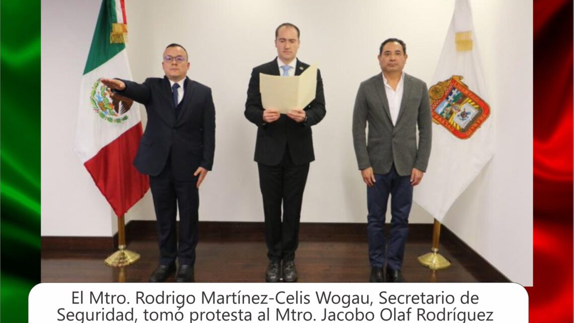 Jacobo Olaf Rodríguez García ejerce el cargo de Subsecretario de Control Penitenciario en la ciudad de México