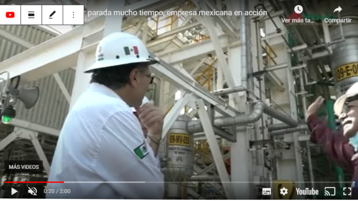 PEMEX HACE FUNCIONAR PLANTA