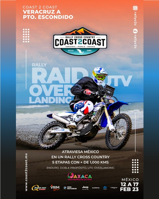 Realizarán la quinta edición del Rally Coast 2 Coast 2023