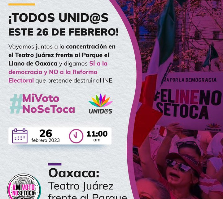 ¡TODOS UNID@S, ESTE 26 DE FEBRERO!