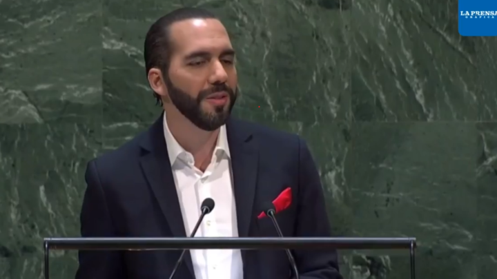 El discurso del presidente de El Salvador, Nayib Bukele en la Asamblea General de la ONU.