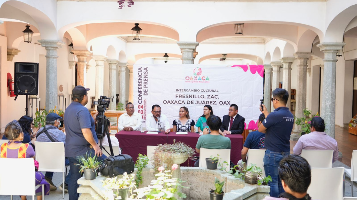 Anuncia Sectur Oaxaca intercambio culturalcon Municipio de Fresnillo, Zacatecas