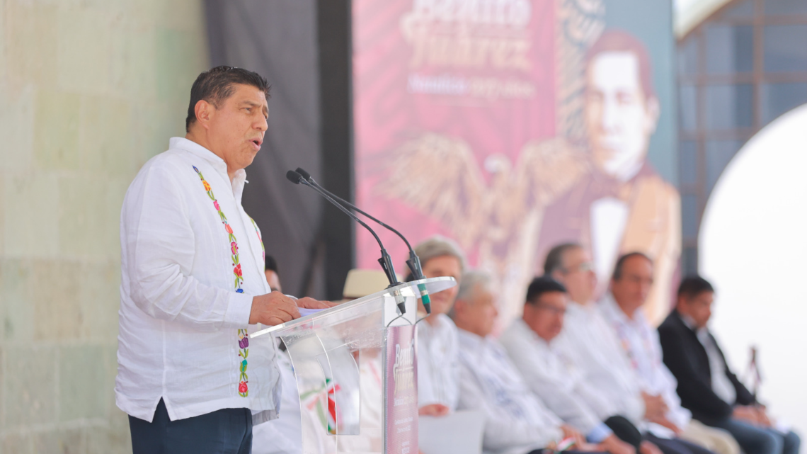 Juárez transformó a México en un país de leyes e instituciones: Gobernador Salomón Jara