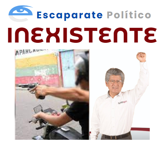 INEXISTENTE -Escaparate político por: Felipe Sánchez Cruz