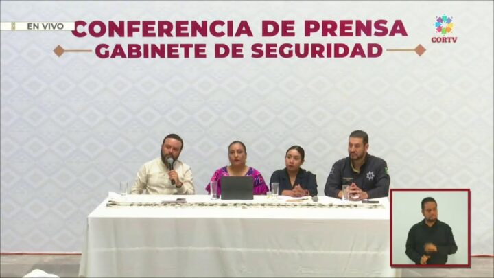 Conferencia de Prensa de Gabinete de Seguridad. Miércoles, 31 de mayo de 2023.