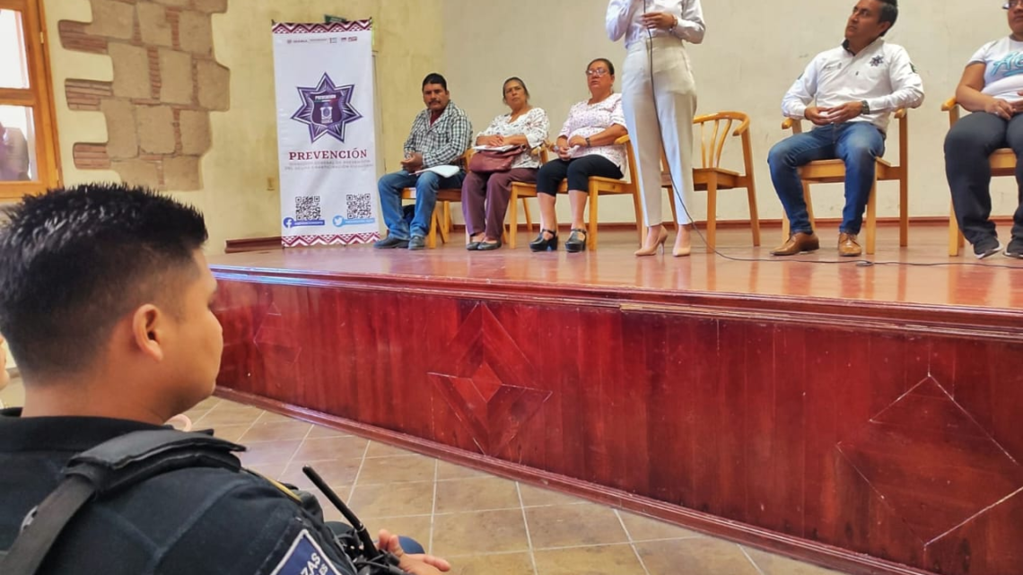 Refuerza SSPC acciones de prevención a través de programas de Construcción de Paz en Oaxaca