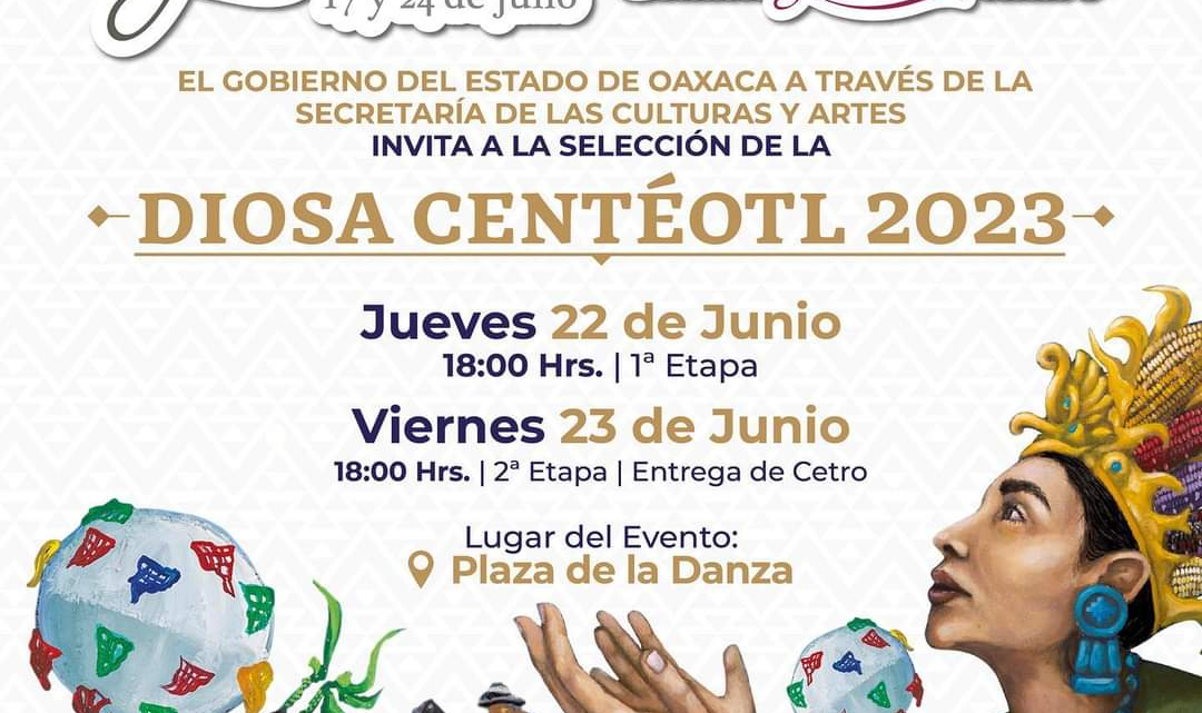 Anuncia Secretaría de las Culturas y Artes proceso de selección de la Diosa Centéotl 2023