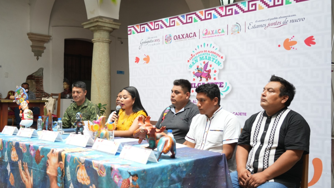 Invita Tilcajete a la Expo Venta de Alebrijes Guelaguetza 2023