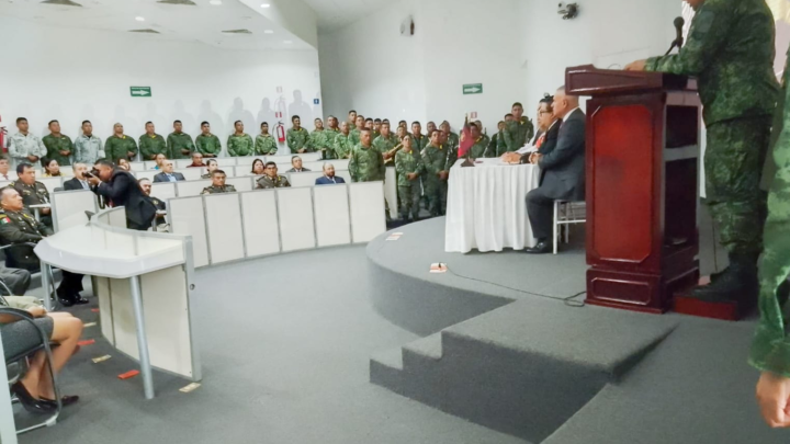 Participa SSPC en ceremonia de reconocimiento al Bicentenario del Heroico Colegio Militar