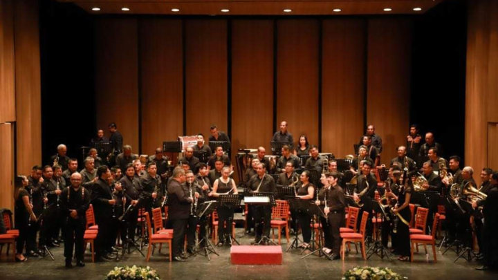 Con gran concierto celebra Banda de Música del Estado su 155 aniversario