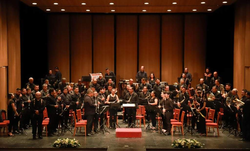 Con gran concierto celebra Banda de Música del Estado su 155 aniversario