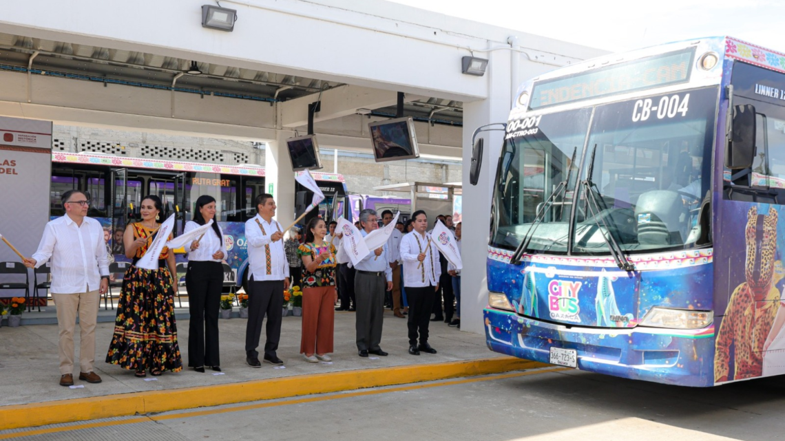 En marcha el Citybus en Oaxaca; inicia con dos rutas gratuitas