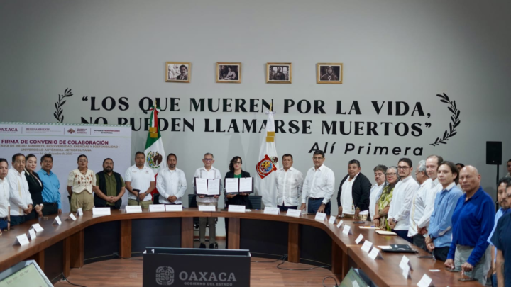 Forman alianza Gobierno de Oaxaca y UAM en materia de sostenibilidad