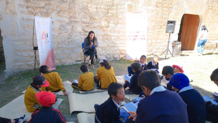 Niñas y niños de San Miguel Adéquez disfrutaron de la lectura de El Principito