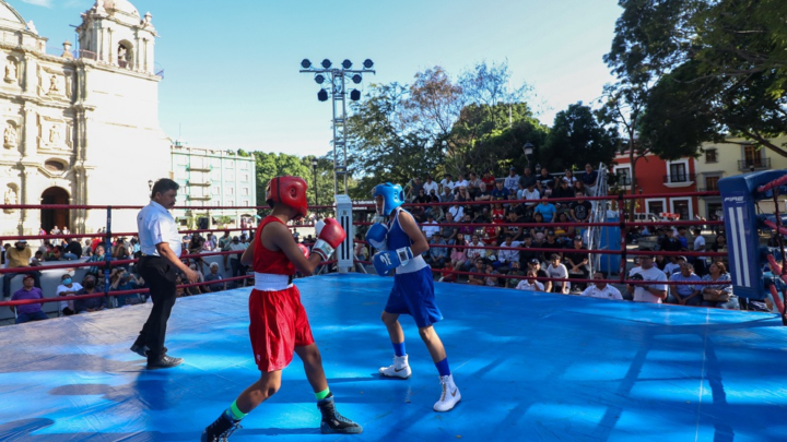 Oaxaca vive de cerca la pasión por el box en encuentro de exhibición