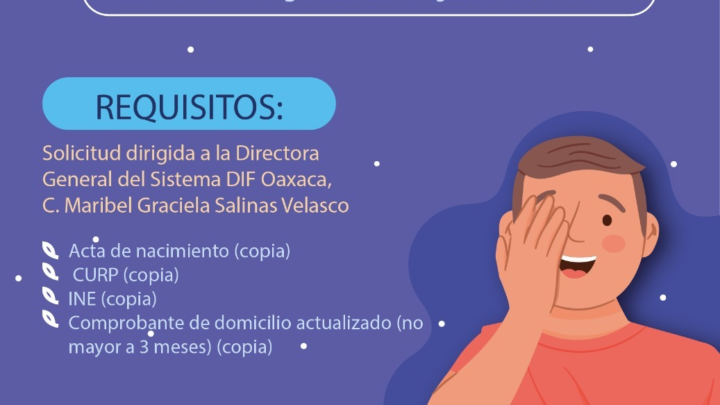 Invita DIF Estatal a integrar su expediente para la solicitud de prótesis ocular